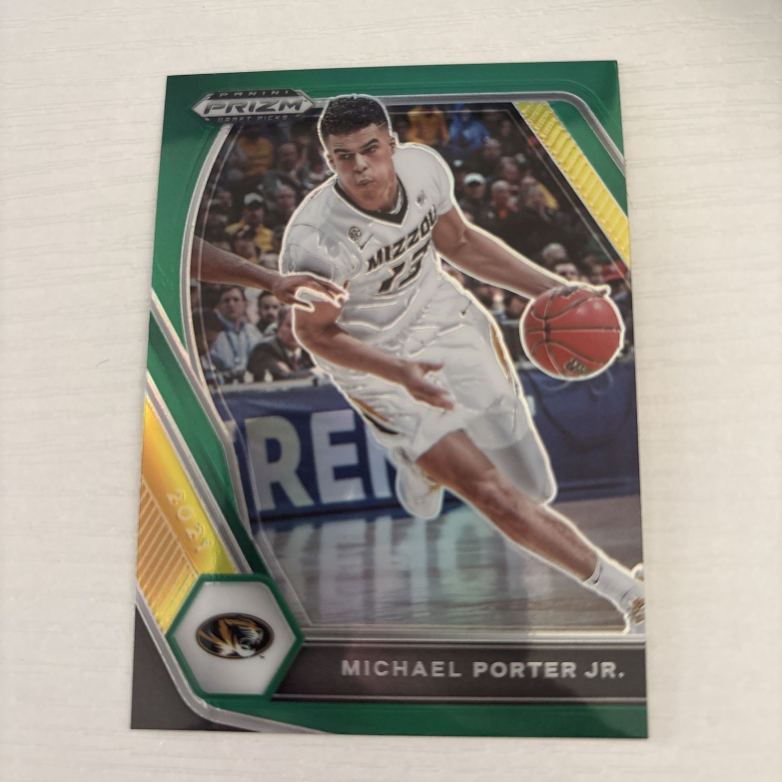 2021-22 Panini Prizm Draft Picks - Green Prizm #98 Michael Porter Jr.