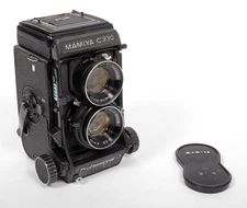Mamiya C330 PRO 6X6 TLR Medium format film camera with Blue Dot 80mm F2.8 #1231