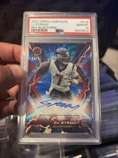 2023 Topps Composite Resurgence Rookie CJ Stroud Blue Surge Auto /75 PSA 10!