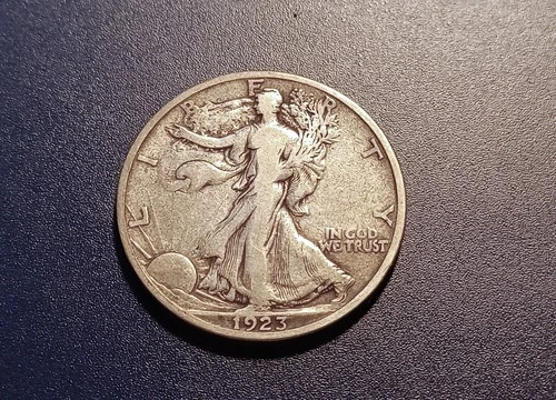 Fine 1923-S Walking Liberty Half Dollar