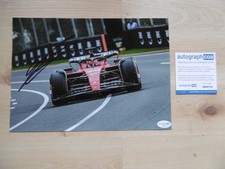 Charles Leclerc "Ferrari" autograph signed 20x28 cm photo ACOA