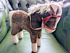 Steiff Horse Ferdy Vintage Pony 60s Stuffed Animal Retro Plush Toy 70s H4