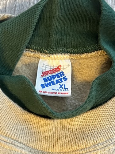 Sudadera De Colección Años 90 Deer Buck Doe Tan Jerzees Hecha en EE. UU. X-Large - Imagen 3 de 4