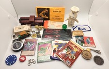 Vintage Collectible 80s 90s Toy Cards Lot Random Kids Junk Drawer