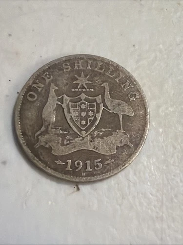 1915 Australia Shilling — photo from the most recent tracked eBay sale