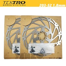 1/2Pcs Tektro 203-52 203mm Hydraulic Disc Brake Rotor 1.8mm Thickness 6 Bolts