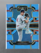 2024 Panini Select #39 Alex Clemmey Light Blue Prizms #/199