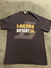 Los Angeles Lakers  Kobe Bryant Black Mamba  24 UNK NBA Cotton T-Shirt Sz Medium