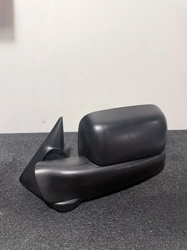 2000–2002 Dodge Ram 2500 Driver Left Door Mirror Manual Tow Type Black Flip-Up