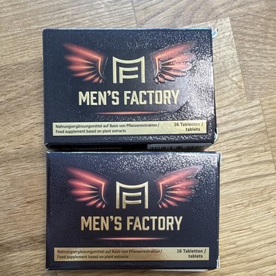 Men s Factory Nahrungsergänzung Tabletten 2x16 Stk. 675 mg Pflanzenextrakte