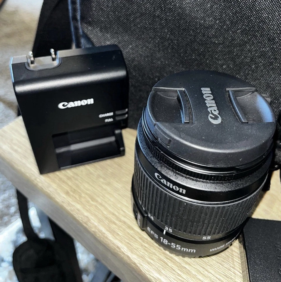 Kit de 2 lentes Canon EOS Rebel T7 DSLR Video con lente EF-s 18-55 mm y EF 75-300 mm*^^ Foto 3 de 4