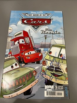 Raymond Magliozzi Signed Pixar The World of Cars #2 -  Boom - Cover A