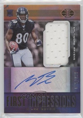 2019 Illusions First Impressions Memorabilia Miles Boykin Rookie Auto RC 7xr