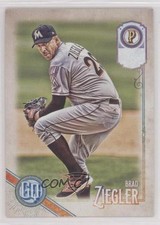 2018 Topps Gypsy Queen Missing Nameplate Brad Ziegler #228 0t2