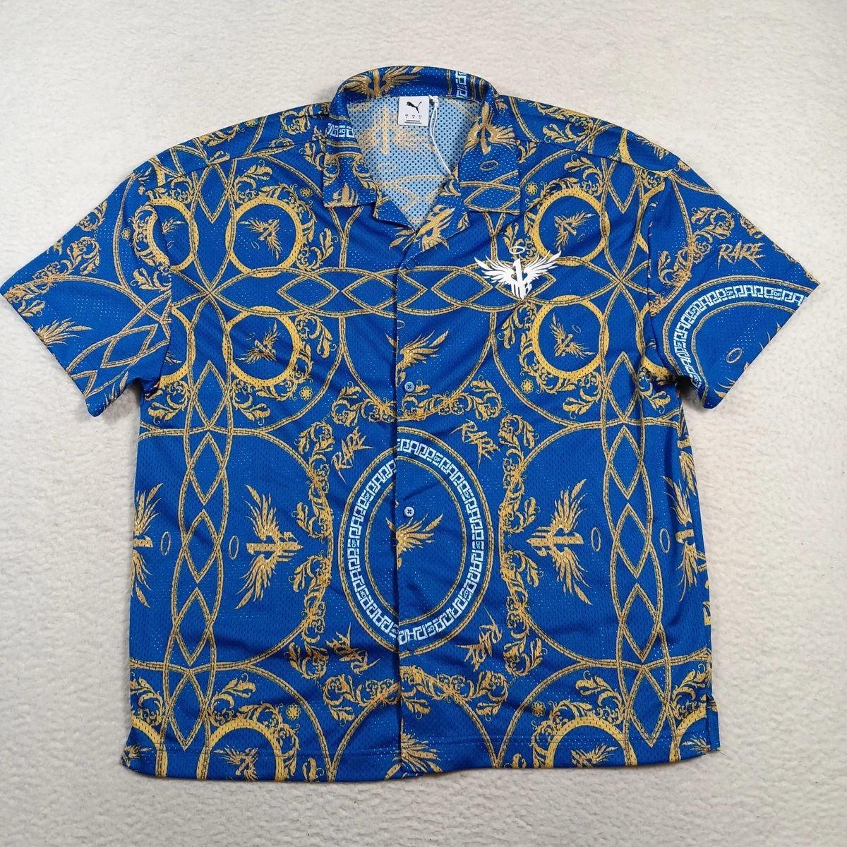 古着　ヴィンテージ　PUMA Temps&Co. 青シャツ PUMA Blue T-Shirts for Men for sale | eBay