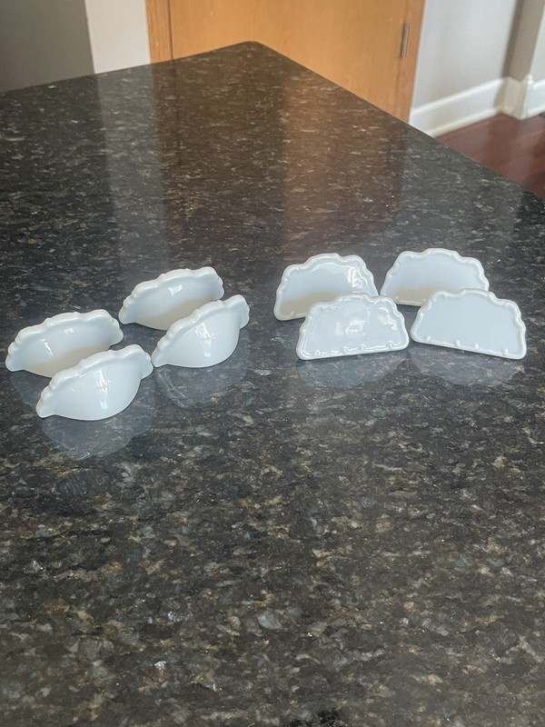 Made  In Japan Wedding Reception Table Tag-Stands Set Of 8