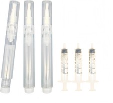 6ml Refillable Touch Up Paint Pens, Empty Brush Pens for Small, Clear