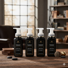 Bath  Body Works Mahogany Teakwood Foaming Hand Soap 8.75oz 4 Pack 