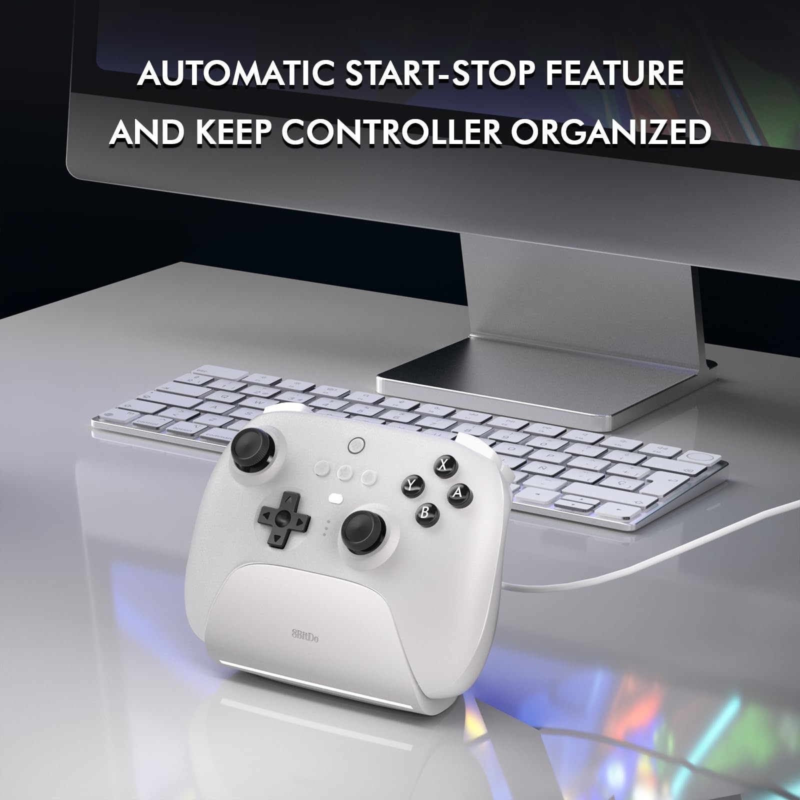 8Bitdo Ultimate Bluetooth Controller with Charging Dock for Switch/Switch 2, ...