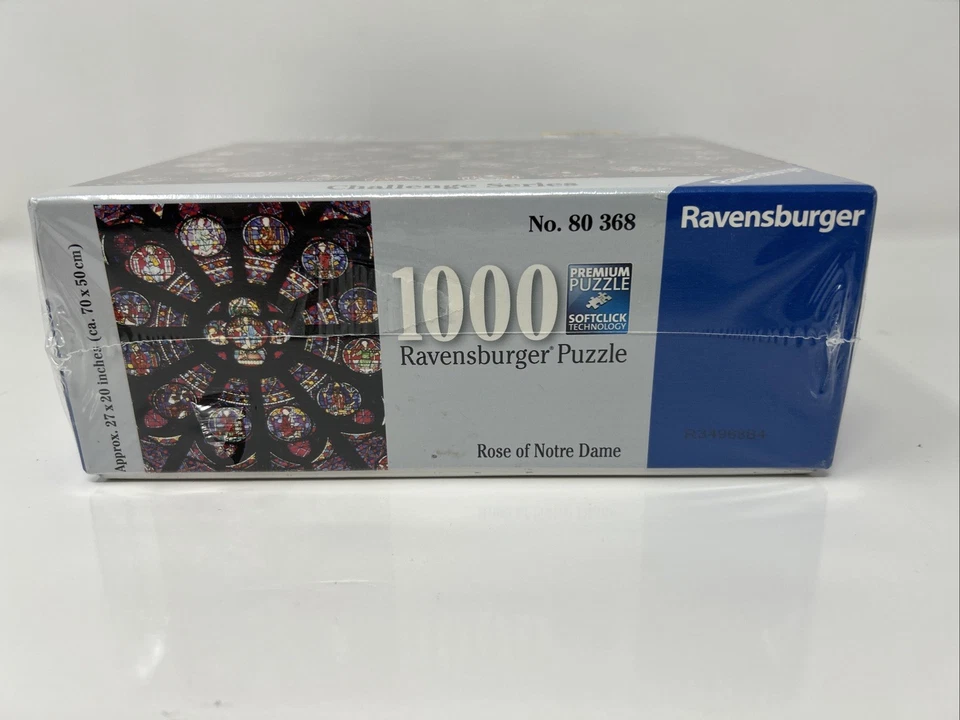 Ravensburger 1000 Piece Jigsaw Puzzle Challenge Series Rose of Notre Dame - New - Image 3 of 4