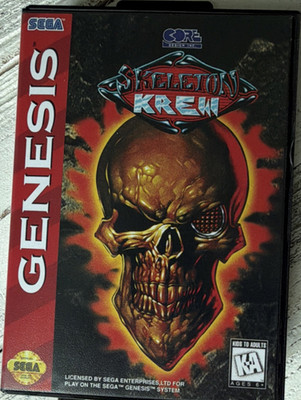 Skeleton Krew (Sega Genesis, Core Design) 2 Player, Password, Isometric Action
