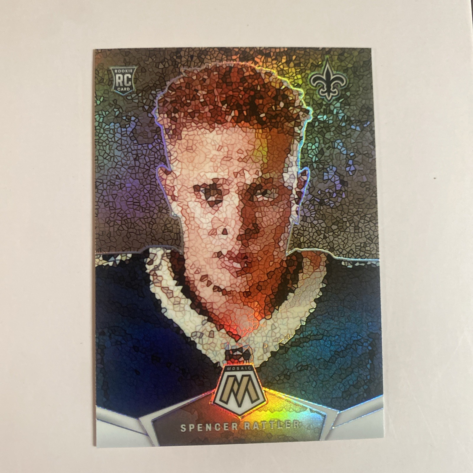 2024 Panini Mosaic - Micro Mosaic Spencer Rattler #MM-SRR (RC)