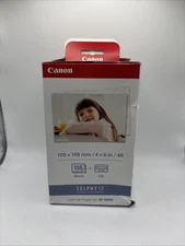 Canon KP-108IN Selphy CP 4x6" Color Ink & Paper Set 108 Sheets 3 Ink Cartridges