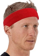 Terry Cloth Headband - Sweat-Wicking Running Head Band - Basketball Accessories