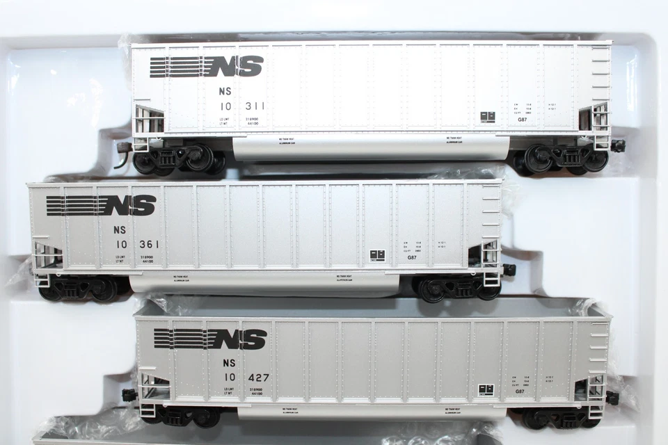 Walthers HO Scale NS Norfolk Southern Bethgon Hopper Car Set of 6 NIB 932-5304 - Image 2 of 4