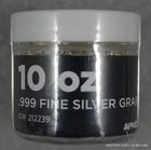 APMEX 10 TROY OZ OF .999 FINE SILVER SHOT BULLION - SEALED ASSAY CONTAINER