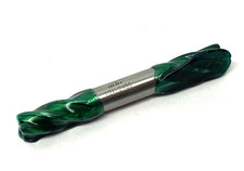 mhc 1/2" X 1/2" HSS 4-Flute End Mill, Double Ended, Centercut