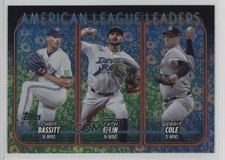 2024 Topps Series 1 League Leaders Flowers 38/50 Chris Bassitt Zach Eflin 0o1d