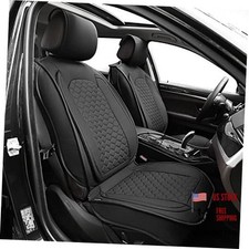 Front Car Seat Cover Luxury Faux Leather Pocket with High Front Seat Covers