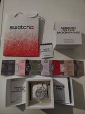 Orologio Swatch x Omega MoonSwatch Mission to the Moonphase SNOOPY White