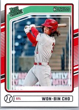 2024 Donruss Baseball Card #176 [Won-Bin Cho] Rated Prospect
