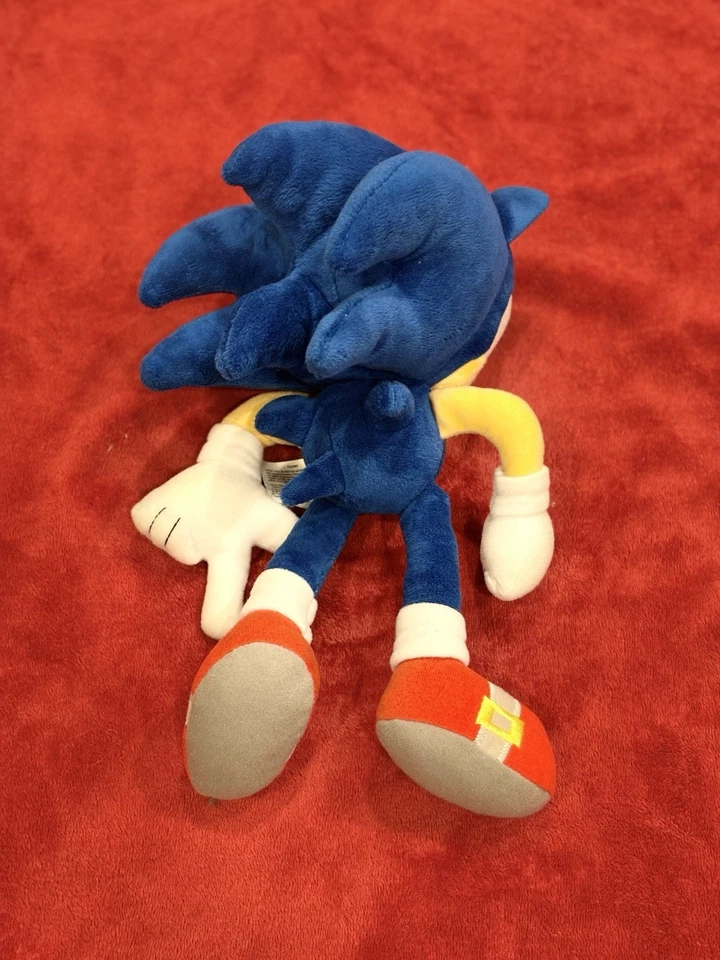 Sonic The Hedgehog TOMY 12 Plush Pointing Finger 2017 Toy Stuffed Animal Sega - Image 3 of 4