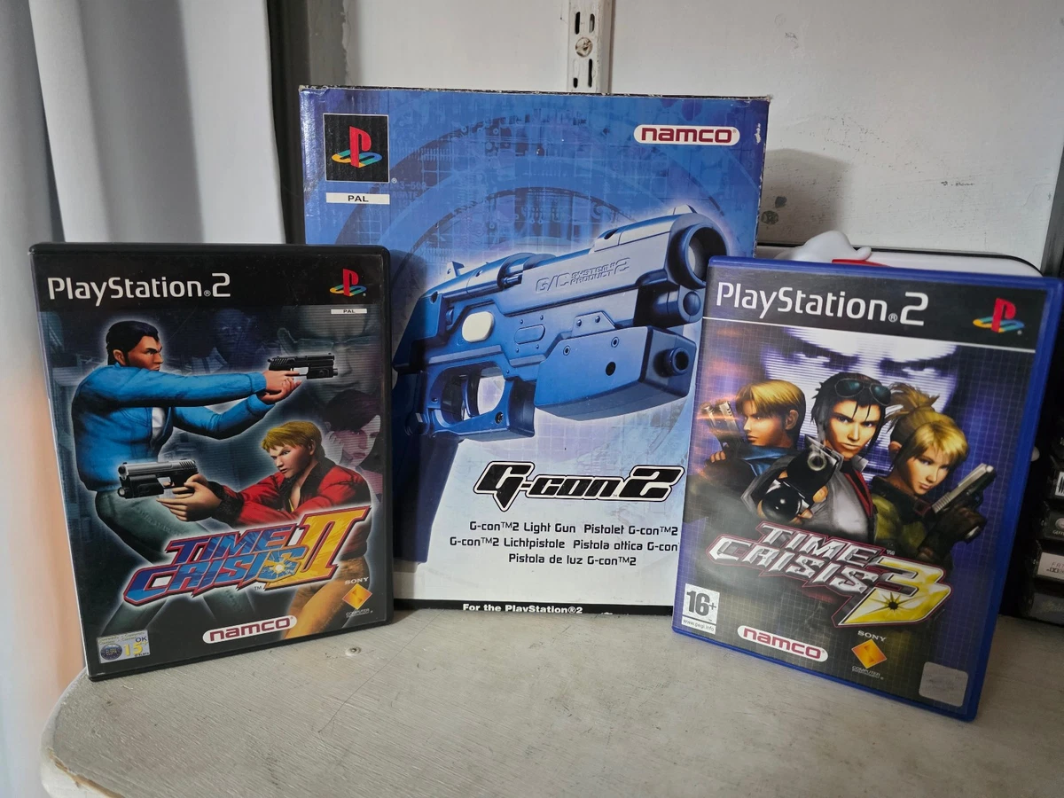 Time Crisis (2 Jeux + 2 Guns) – Sony PlayStation 1 – 1998 – Très Bon état