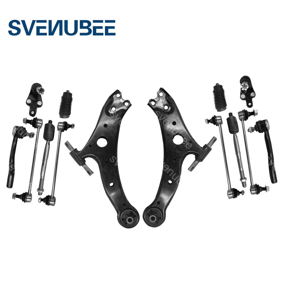 14X Brazos de control inferiores delanteros + rótulas barras estabilizadoras aptos para Toyota Camry 2007-2011 Foto 2 de 4