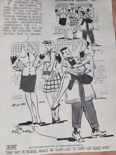 Modern Cartoon, Walter Foster, Vintage Art Instruction Book, VGUC, - Picture 12 of 24