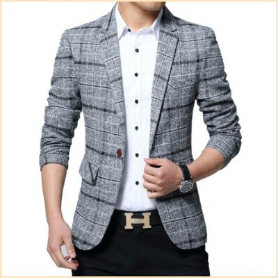 Blazer Sacos ChaquetA Para Hombres Blazers Traje Ropa De Moda De