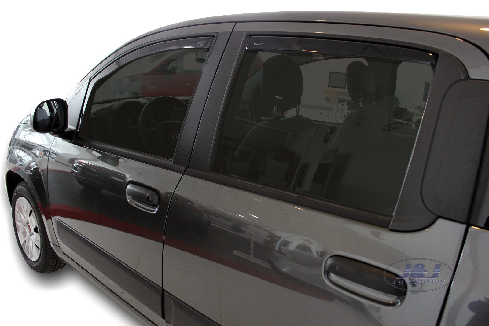 TO FIT FIAT PANDA 2012up wind deflectors 5d 4pc set TINTED HEKO eBay