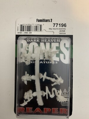 Reaper Bones Familiars 2  77196 Companions Animals D&D TTRRPG Miniatures