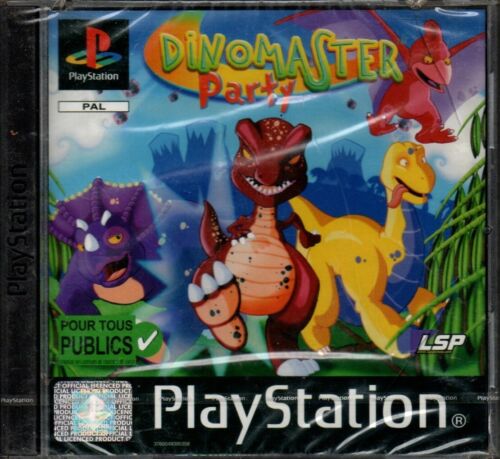 DINOMASTER PARTY / SONY PS1 PLAYSTATION 1 / NEUF SOUS BLISTER D'ORIGINE / VF - Photo 1/2