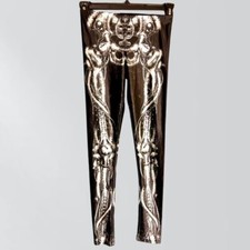 NWOT Mechanical Bones Black  White Leggings