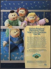 CABBAGE PATCH KIDS - Original 1986 Trade AD / ADVERT _ Paci Babies _ Pacifier