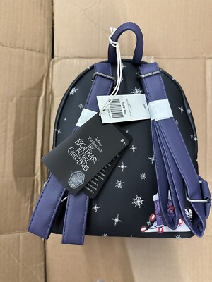 Loungefly Nightmare Before Christmas Jack Skellington In Snowglobe Backpack Amazon.com: Loungefly Disney POP Nightmare Before Christmas  main image 3