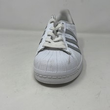 Size 8 - adidas Superstar White Silver Metallic for sale online | eBay
