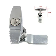 T-Handle Lock Door Cover Latch With Keys For Truck RV Shell Camper Motorhomes