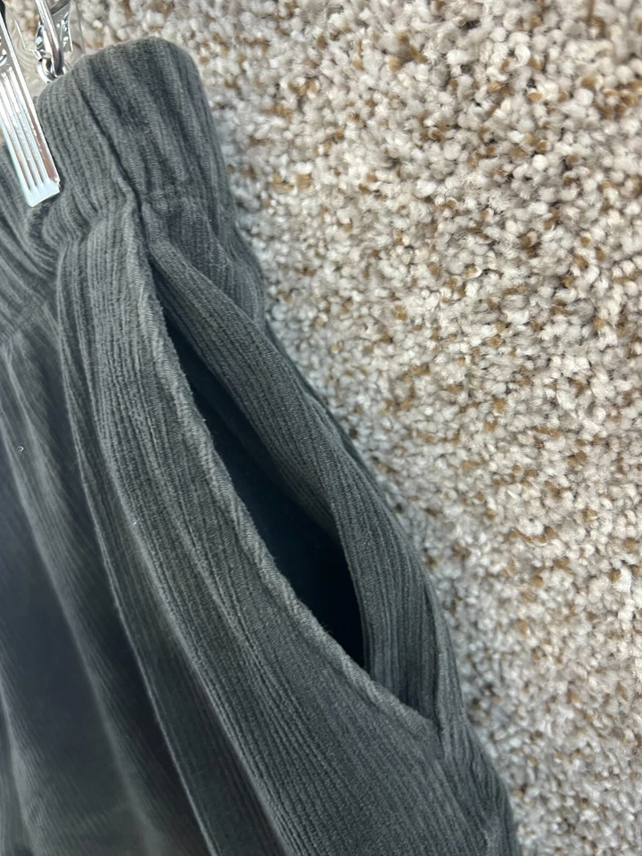 Lands' End 黑色罗纹裤子舒适休闲裤休闲裤女式 M 10/12 码 — 第 4/4 张图片