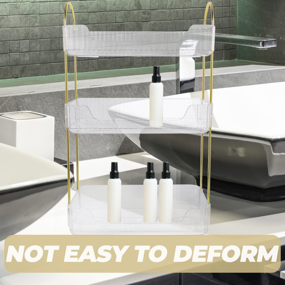 Kitchen Sink Organizer Toiletries Organizer for Bathroom Three Tier